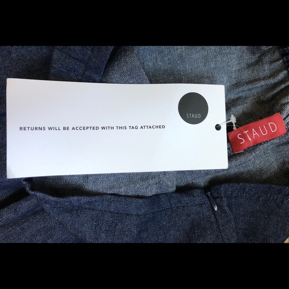 STAUD Denim Finn Crop Top & Oscar Culotte ASO Dakota Johnson - Picture 11 of 16